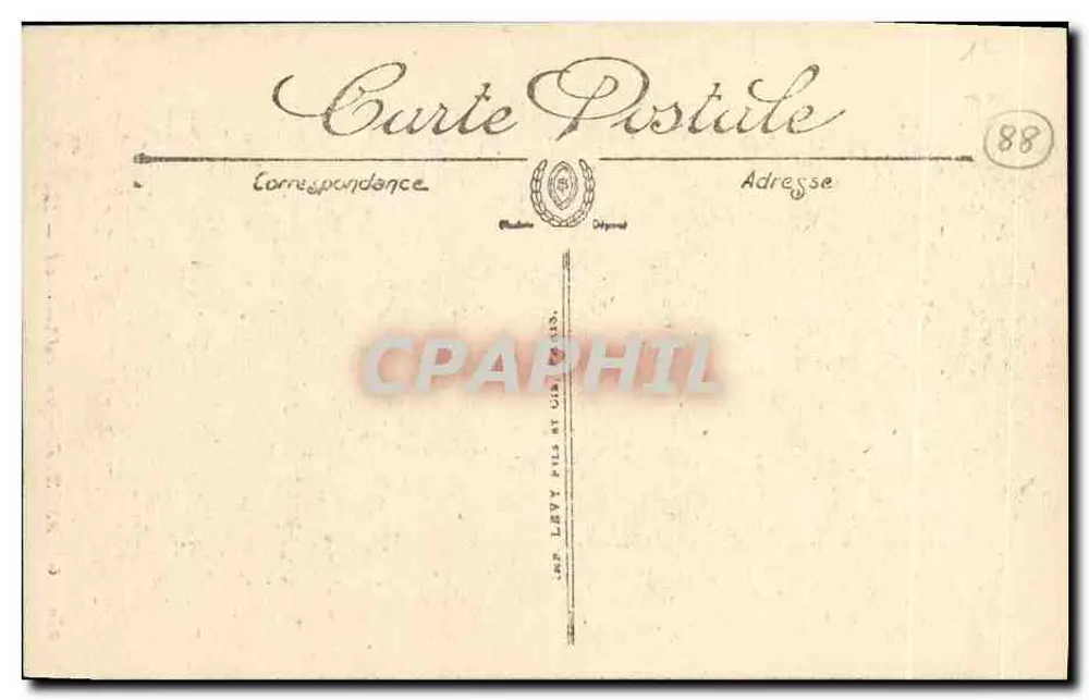 Gérardmer — De Val van de Cuves — LL. n° 278 - Achterkant