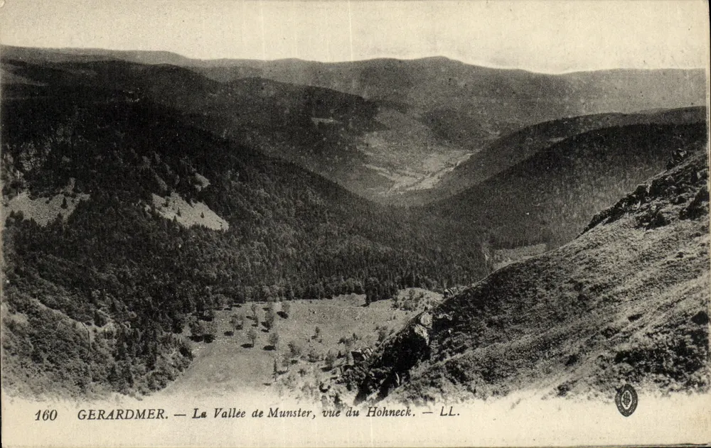 Gerardmer — Tal von Munster, Aussicht vom Hohneck — LL. — n° 160 - Vorderseite