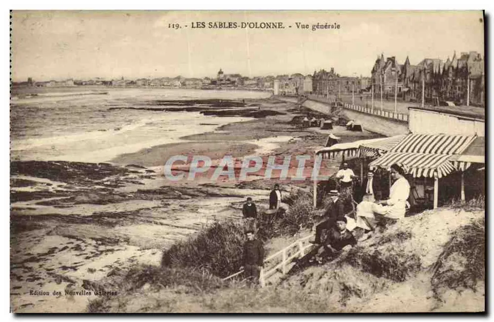 Les Sables-d'Olonne - Vista geral — Edição das Nouvelles Galeries, n°119 - Frente