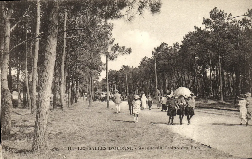Les Sables d'Olonne — Avenue du Casino des Pins — n°113 - Vorderseite