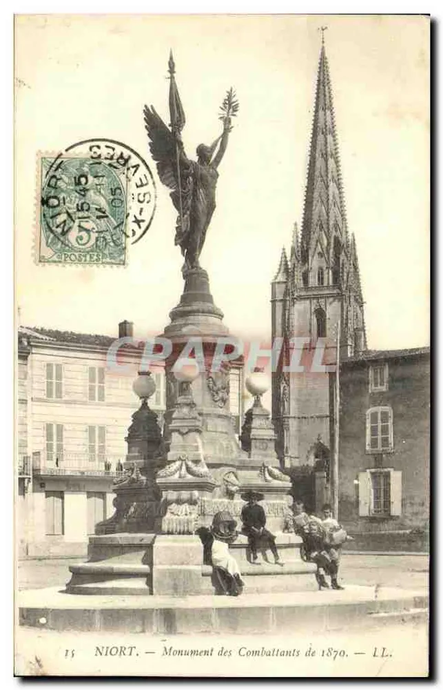 Niort — Denkmal der Kämpfer von 1870 — LL. - Vorderseite