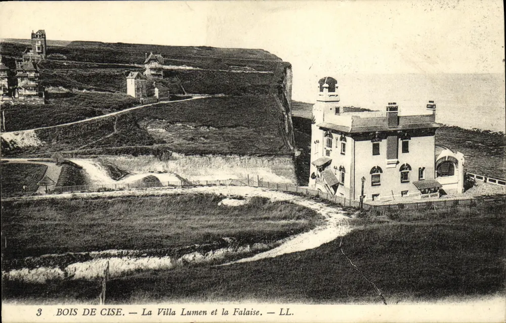 Bois de Cise — Villa Lumen und der Kliff — LL. - Vorderseite