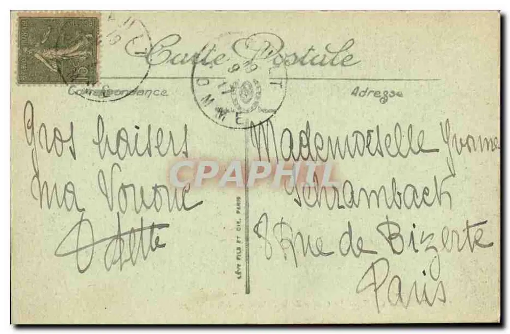 Bois de Cise — La Coupée de la Falaise — LL. — N°13 - Achterkant