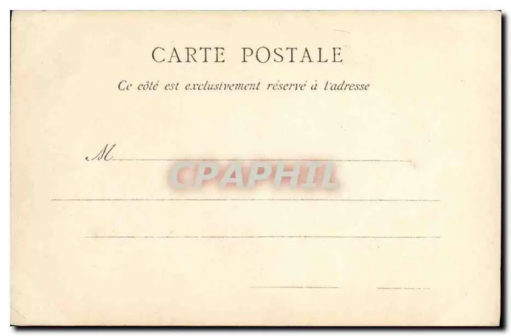 Die Ifs der Lande Patry — Umgebung von Fliers — Verleger G. R. A. Paris - Rückseite