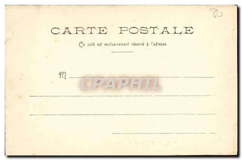 Poix-de-la-Somme — Die Treppe der Kirche — Chezla Frémaux & Béthouamo - Rückseite