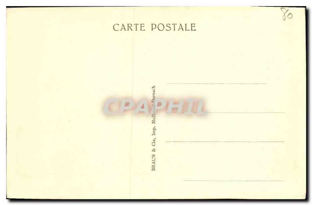 Wirkung von Düngemitteln auf Zuckerrohr — Versuch von Herrn Bieuville in Villers-Carbonnel (Somme) — BRAUN & Cie, Imp. Mullhouse-Dornach - Rückseite