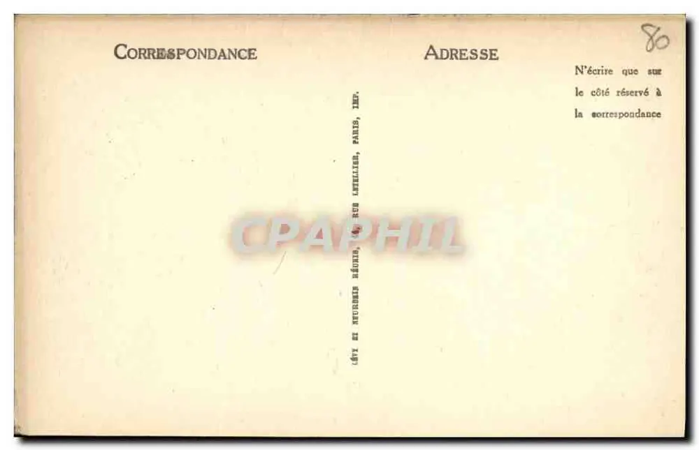 Mers-les-Bains — Promenade da Praia — LL. - Verso
