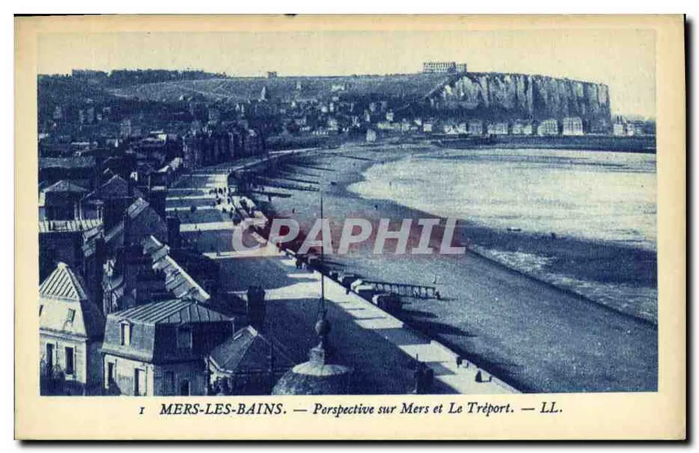 Mers-les-Bains — Perspectiva sobre Mers e Le Tréport — LL. - Frente