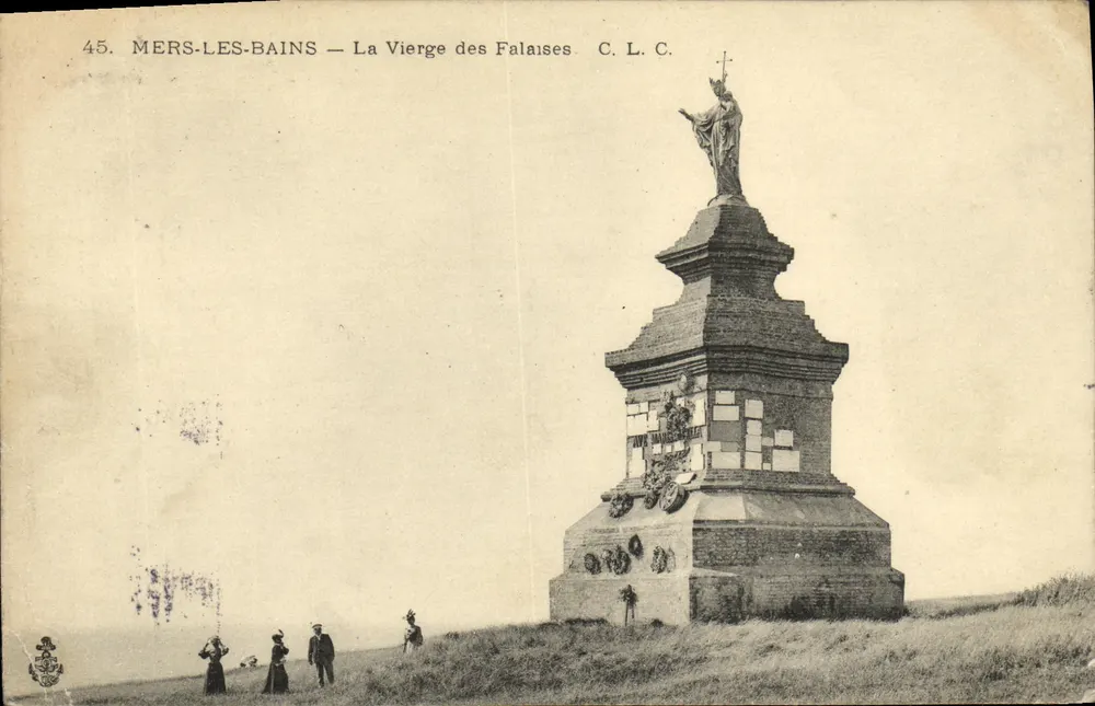 Mers-les-Bains — La Vierge des Falaises — C. L. C. n°45 - Vorderseite