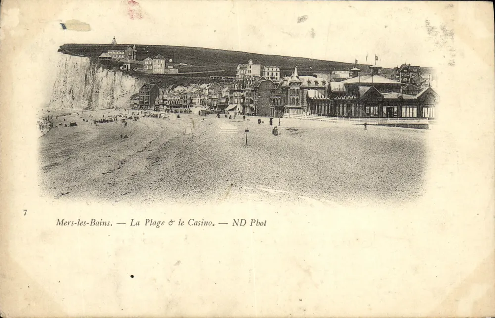 Mers-les-Bains — A Praia & o Casino — ND Pbot - Frente
