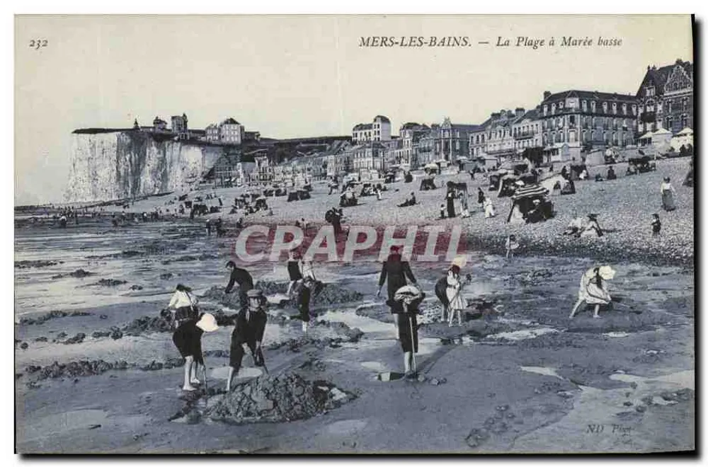 MERS-LES-BAINS — A Praia com Maré Baixa — ND Play - Frente