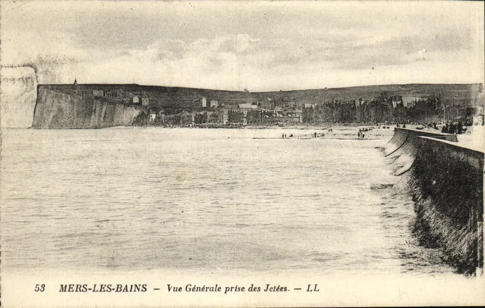 Mers-les-Bains — Vista Geral tirada das Pontões — LL - Frente