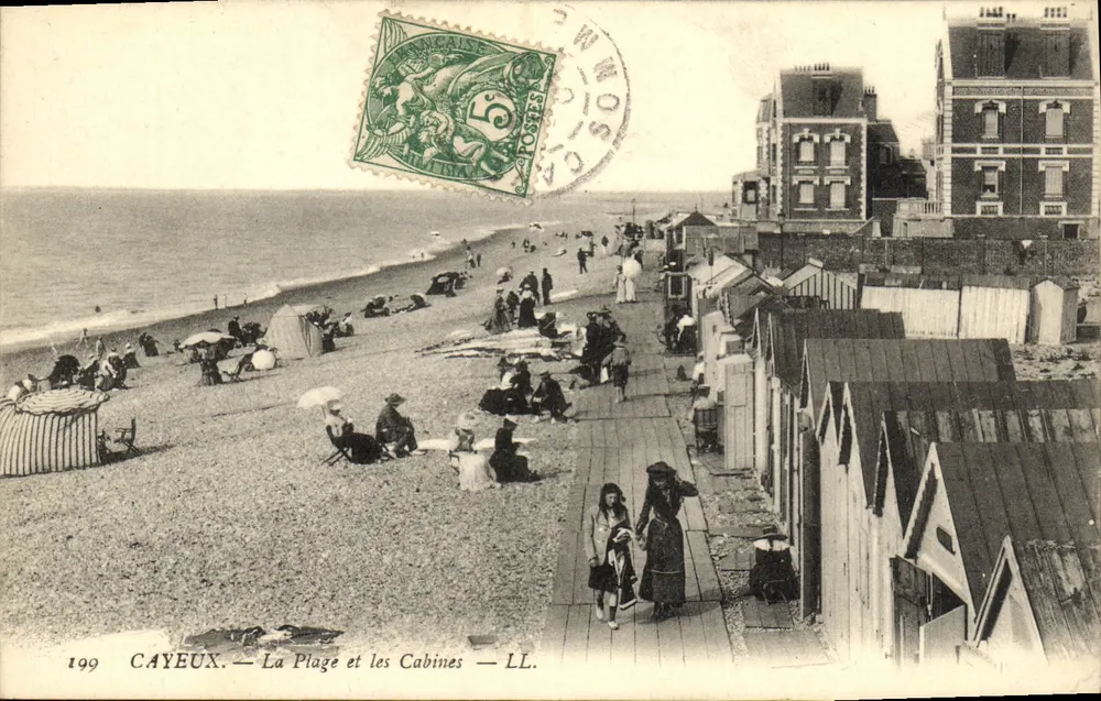 CAYEUX — Plik plaży i kabin — LL. - Awers