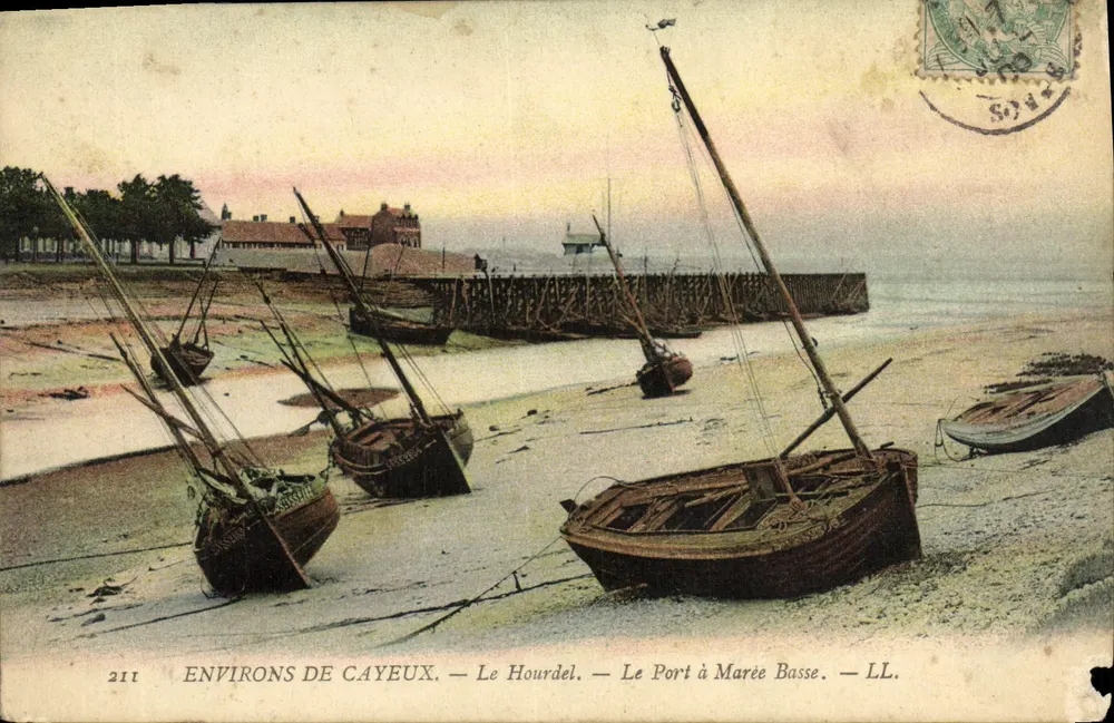 Environs de Cayeux — Le Hourdel — Le Port à Marée Basse — LL. — N° 211 - Vorderseite