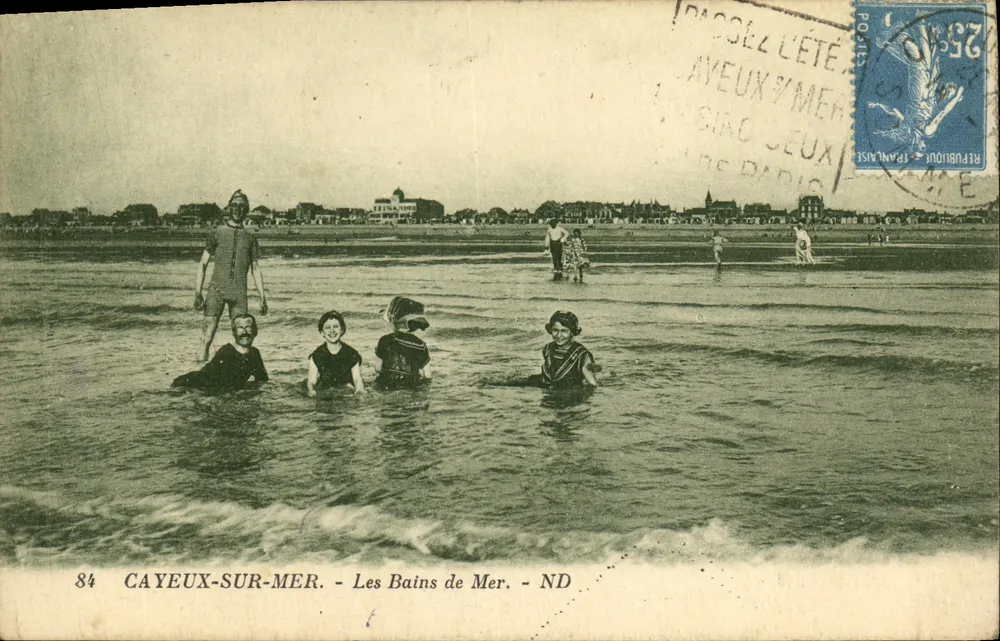 CAYEUX-SUR-MER — Os Banhos de Mar — ND - Frente