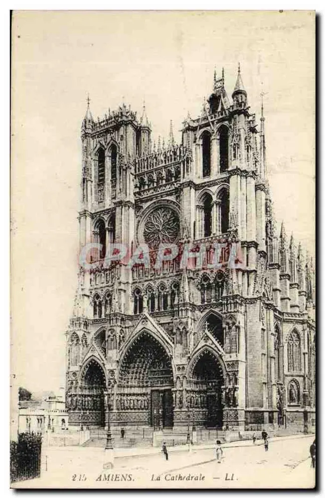 Amiens — A Catedral — editor Graphtil, n° 215 - Frente