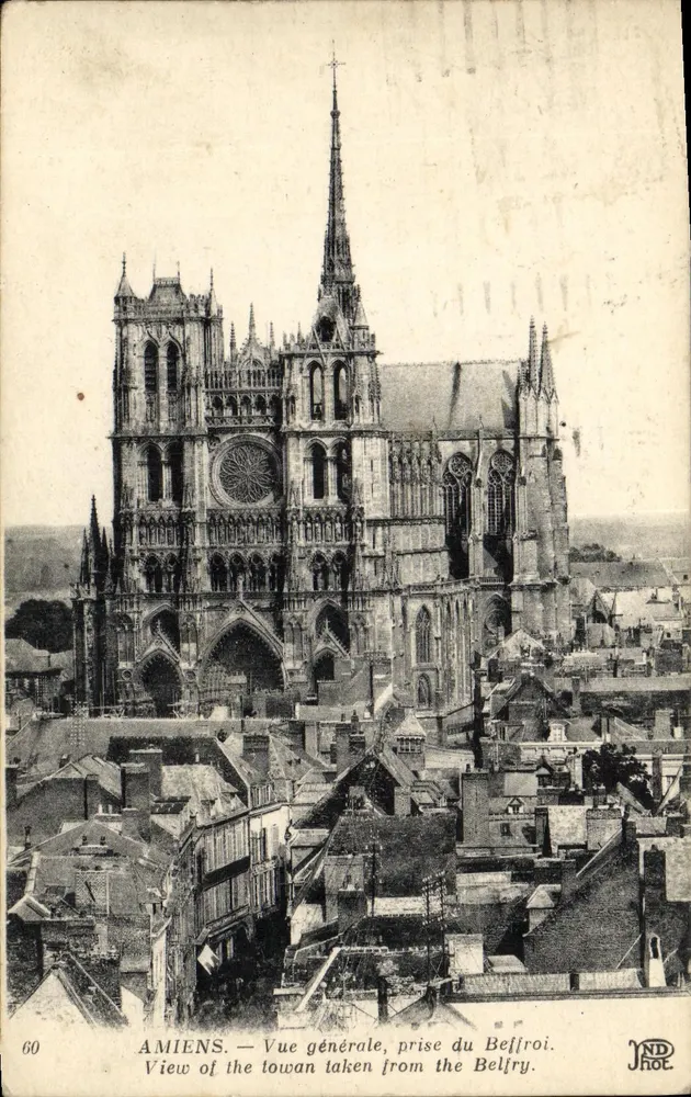 Amiens — Vista geral, tirada do Campanário — JND HOT, n°60 - Frente