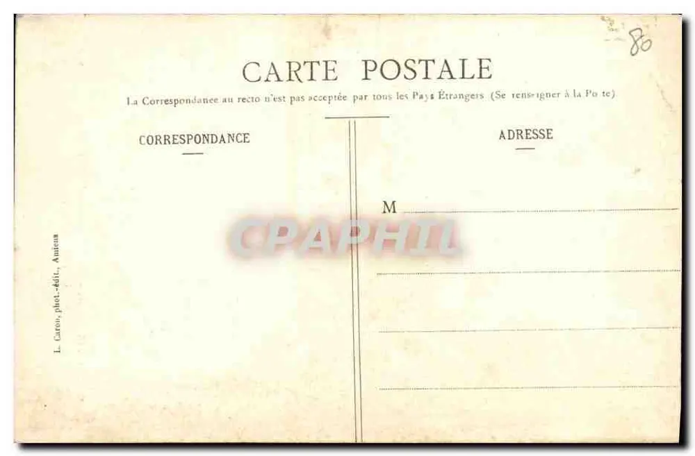 Amiens - Kathedrale - Das weinende Kind - Meisterwerk von Blasset - Rückseite