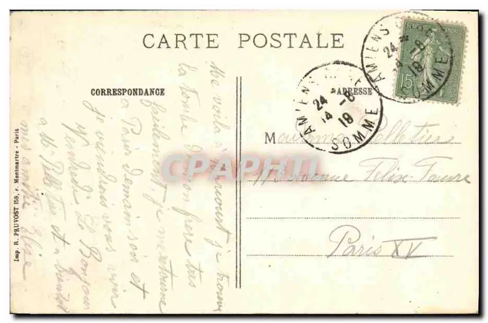 Amiens (Somme) - A Abside. R.P. The apsis. - Verso