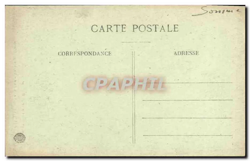 Amiens — Catedral — A Virgem Dourada — L. Caron, edit. - Verso