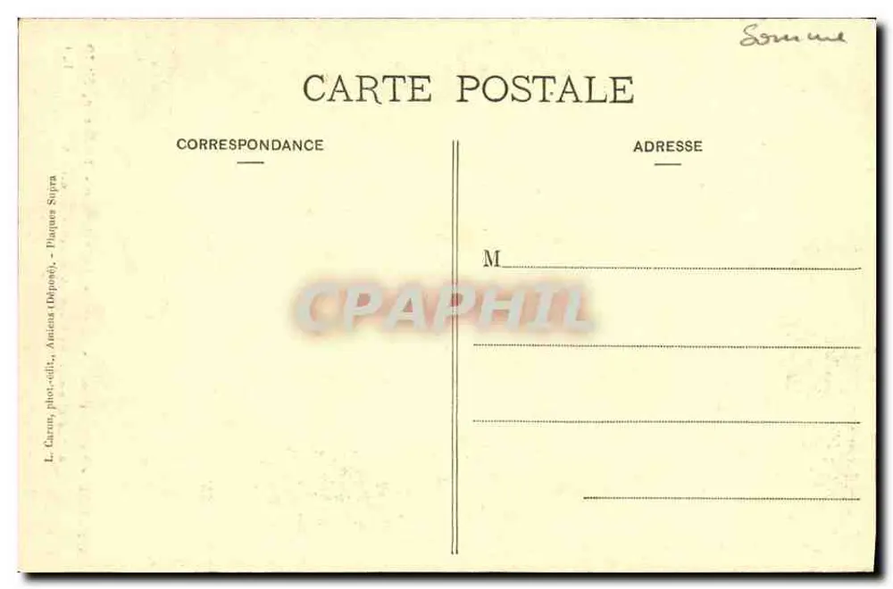 Amiens - Kathedrale - Chorbanken - Das Massaker der Unschuldigen - 3. Serie, Nr. 10 - Rückseite