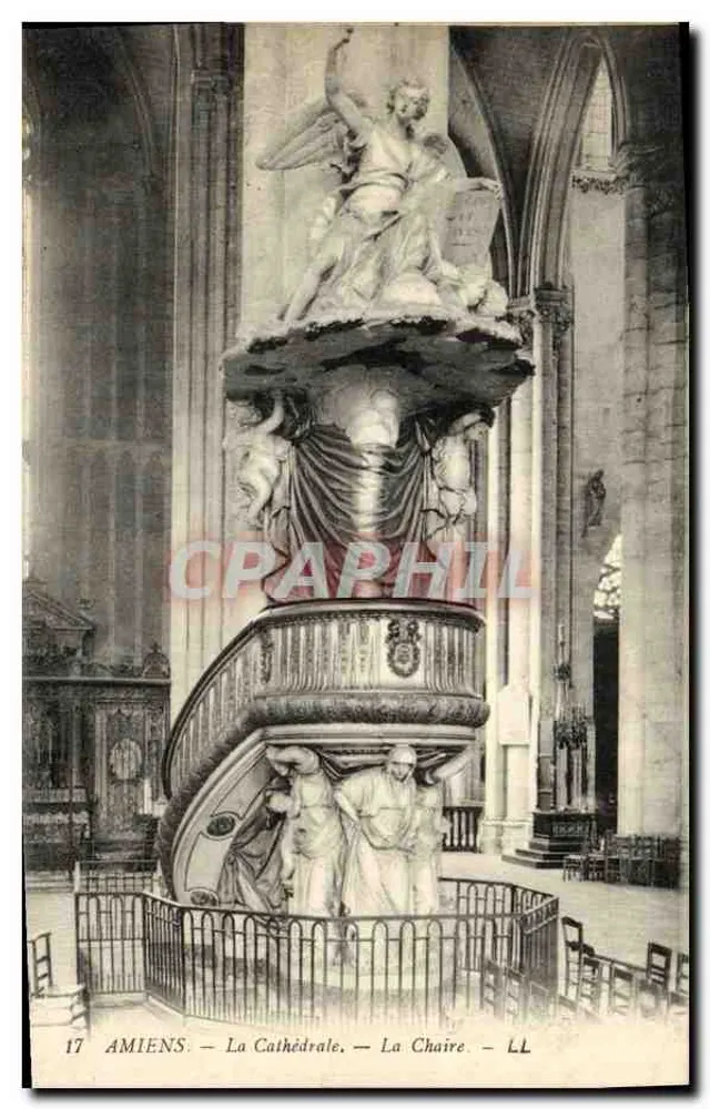 Amiens — A Catedral — A Cátedra — LL - Frente