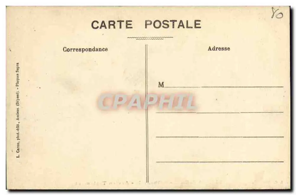 Amiens - Catedral - Antigo Testamento — L.C. n°366 - Verso