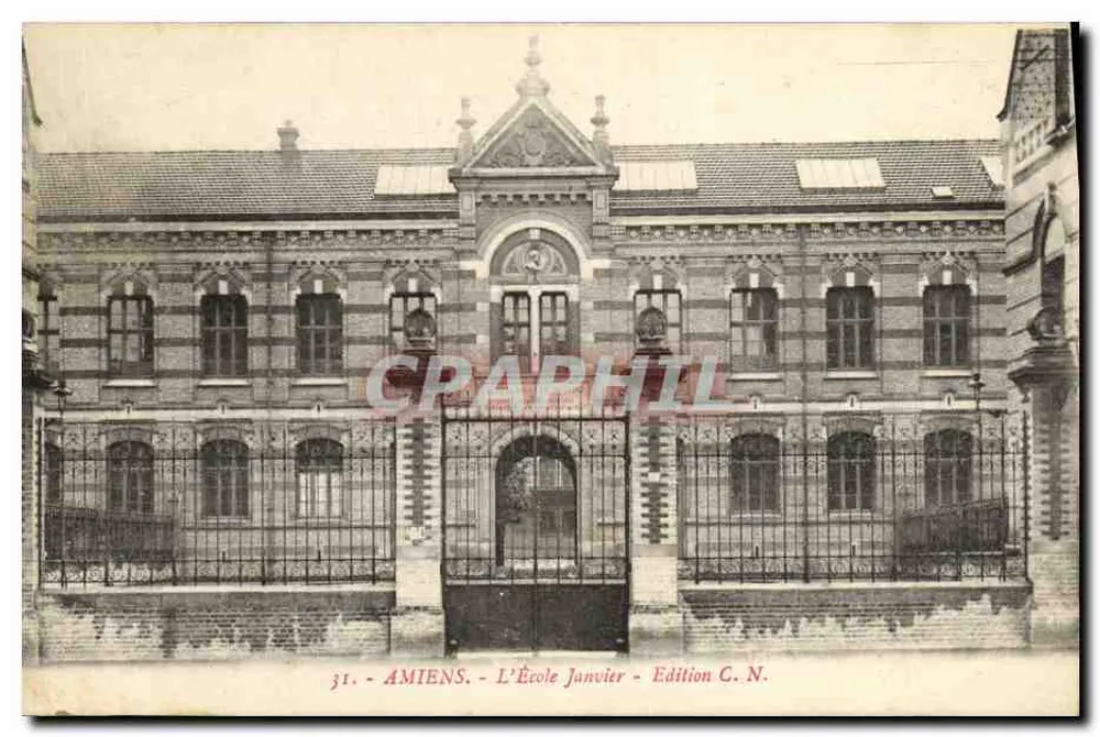 Amiens - A Escola Janvier - Edição C. N. - Frente