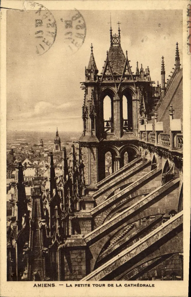 Amiens — La petite tour de la cathédrale — Éditeur impr. A. Lefebvre, n° 123 - Vorderseite