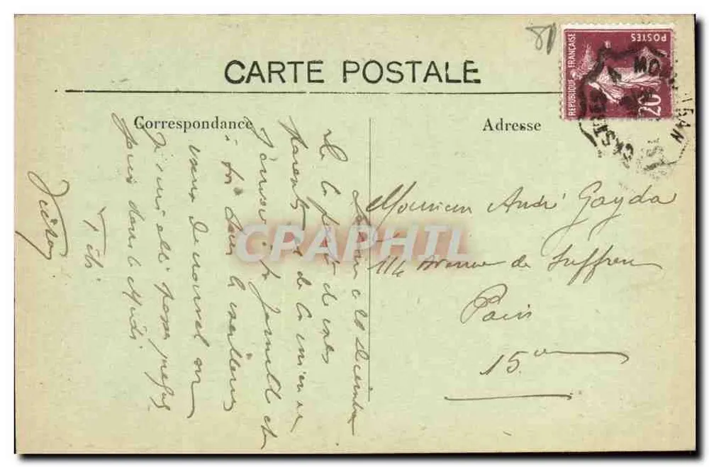 Lavaur (Tarn) — Gedenkstein für die Gefallenen des Ersten Weltkriegs (1914-1918) - Rückseite