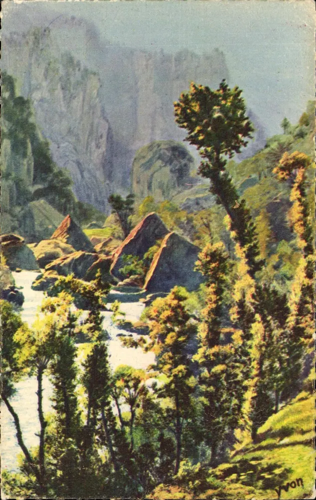 Gorges du Tarn — Le Pas de Souci ou le Grand Chaos — Éditions d'Art Yvon - Vorderseite