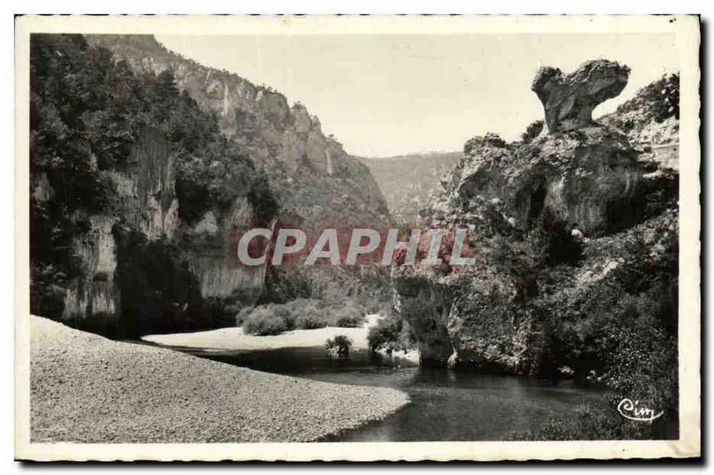 Tarnschlucht — Cirque des Baumes — Felsen von Champignon — Verlag Plum - Vorderseite