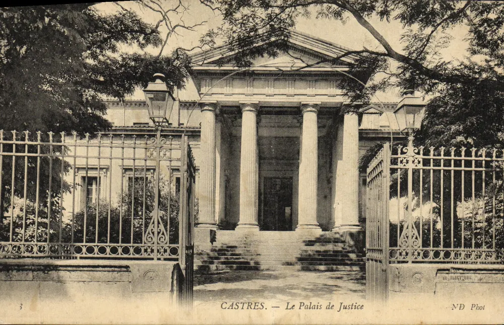 Castres — Le Palais de Justice — ND Phot - Frente