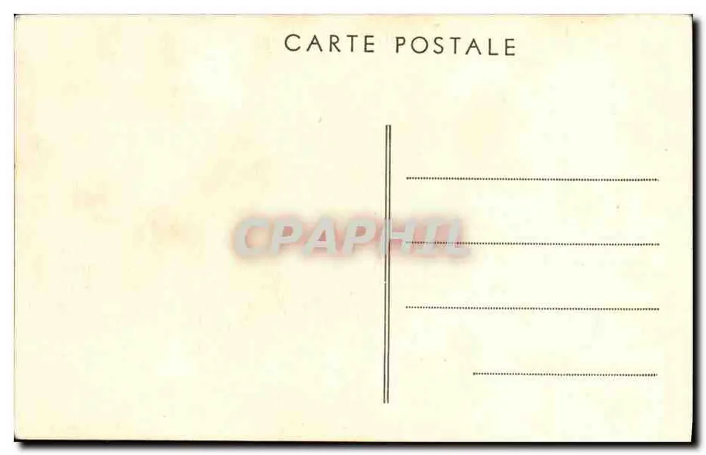 Castres (Tarn) — Der Garten des Bischofs (gezeichnet von Le Nôtre) - Rückseite