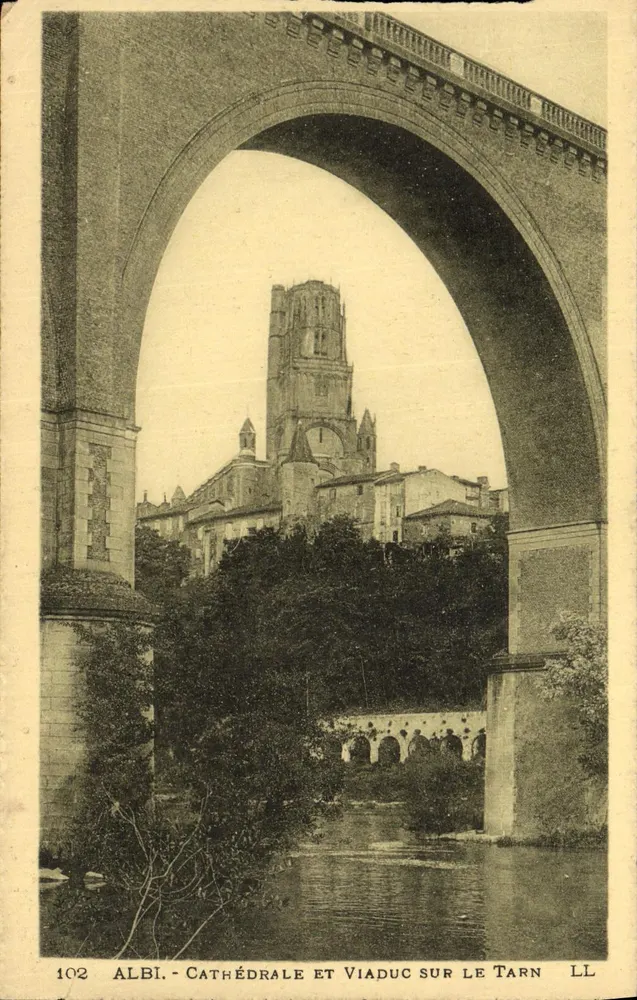 Albi — Cathédrale et viaduc sur le Tarn — LL, n° 102 - Vorderseite