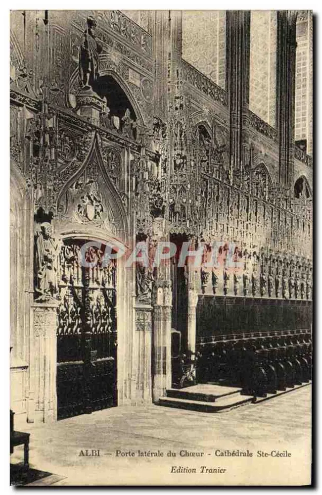 Albi — Seitenportal des Chors — Kathedrale Saint-Cécile — Edition Tranier - Vorderseite