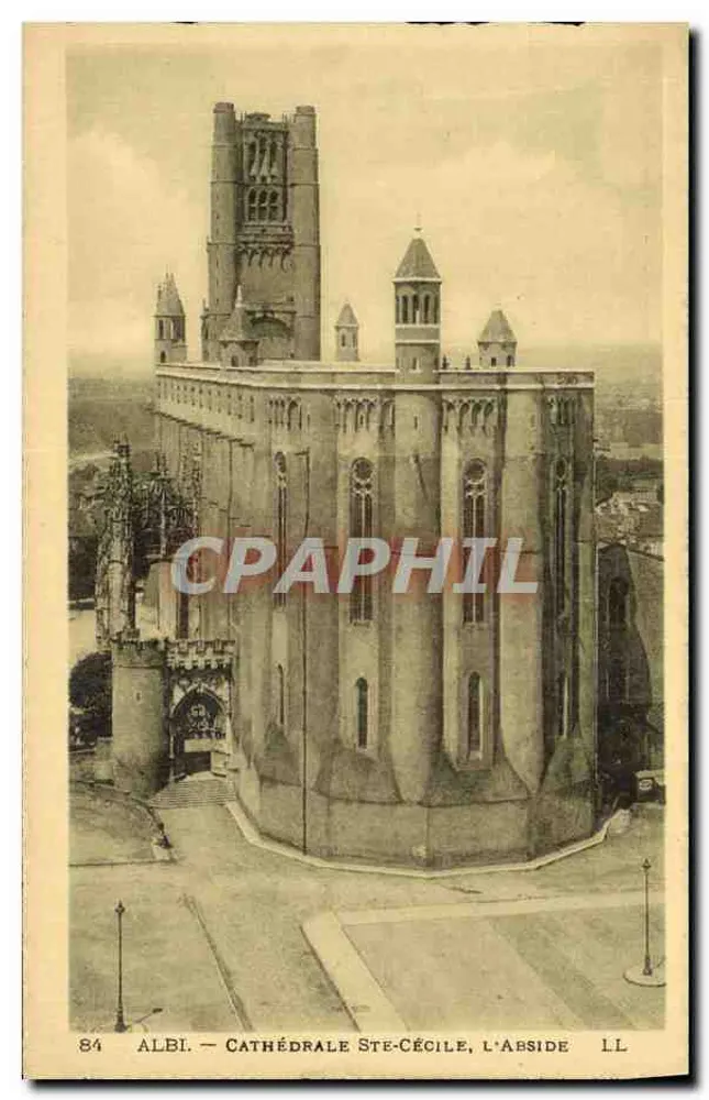 Albi — Cathédrale Ste-Cécile, l'Abside — LL, n°84 - Frente