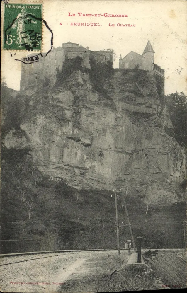 Le Tarn-et-Garonne - Bruniquel - Das Schloss — Phototypie Lahouche Frères, Toulouse - Vorderseite