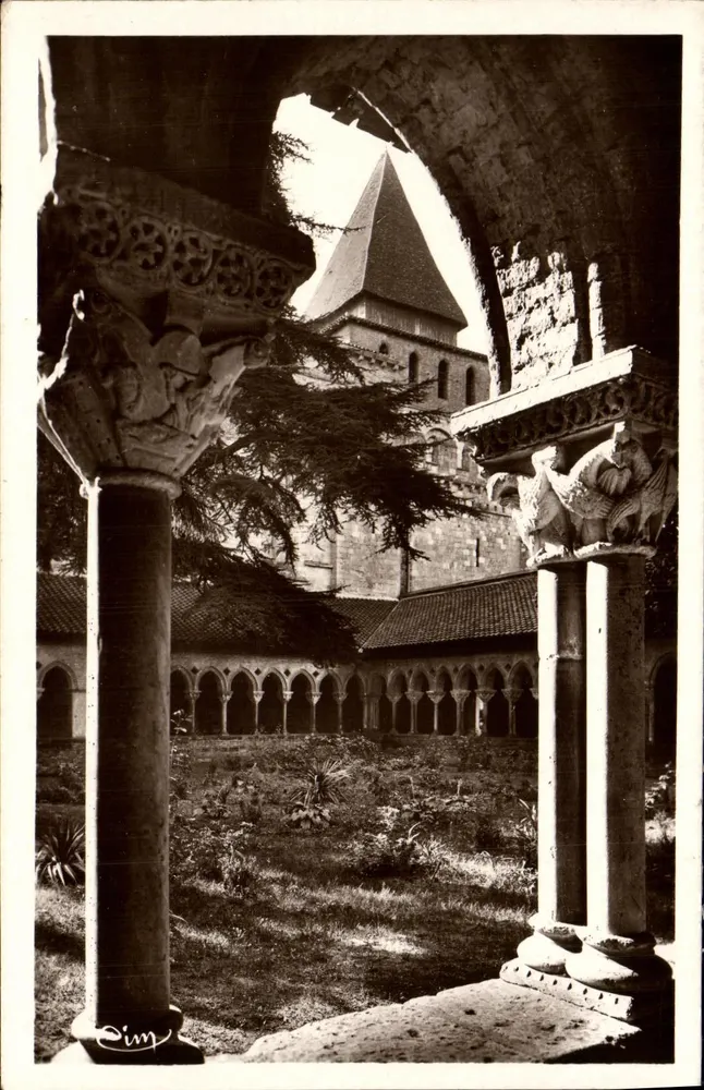 Abbaye de Moissac — Arcade der Galerien und der Cloister (12. bis 13. Jahrhundert) — Fot. Cruellet-Macon - Vorderseite