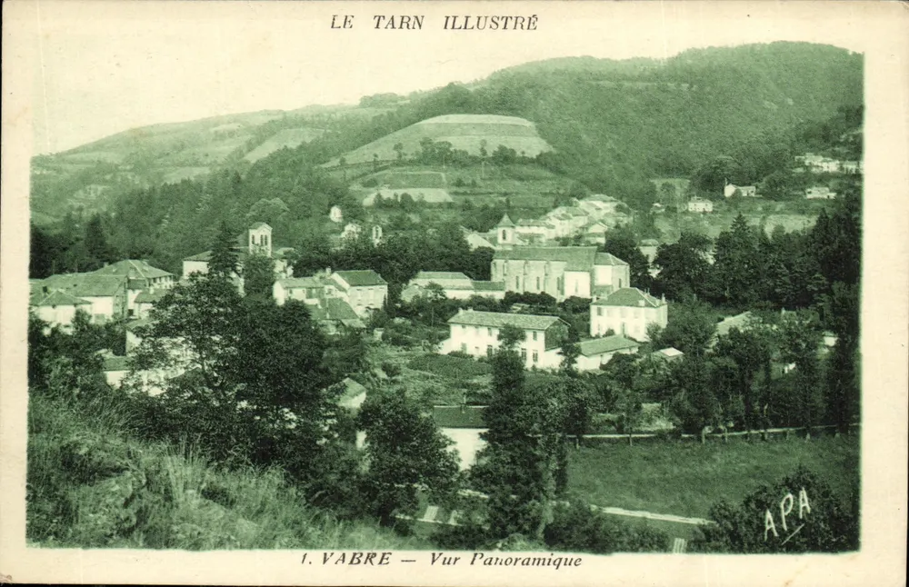 Vabre — Panoramablick — Le Tarn Illustré, Verlag APA - Vorderseite