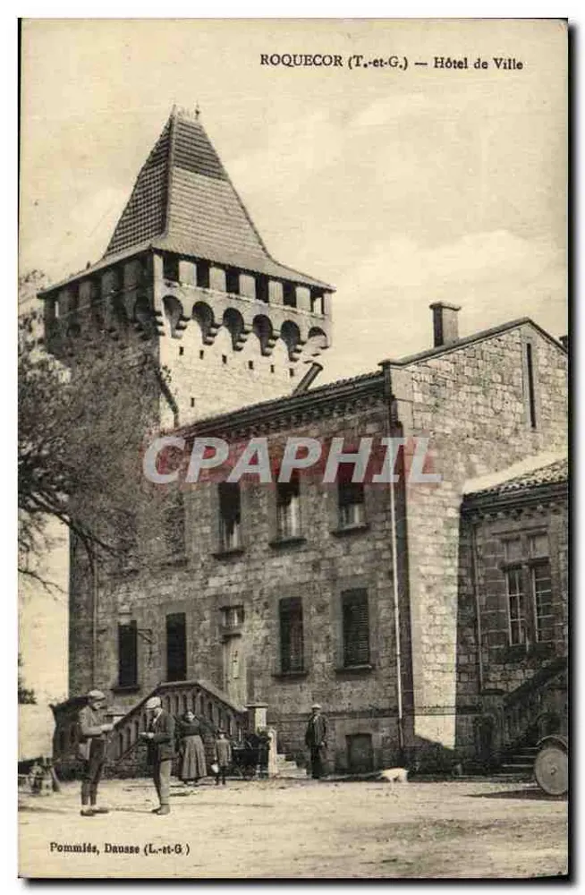 Roquecor (T.-e-G.) — Hotel de Ville - Frente