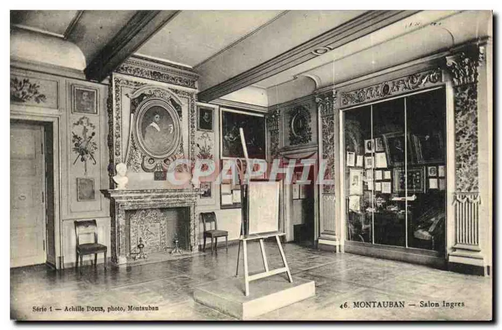 Montauban — Sala Ingres — Achille Bours, foto, Montauban - Frente
