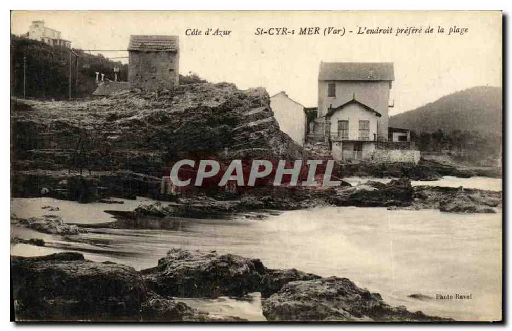 St-Cyr-sur-Mer (Var) — Der Lieblingsplatz am Strand — Photo Ravel - Vorderseite