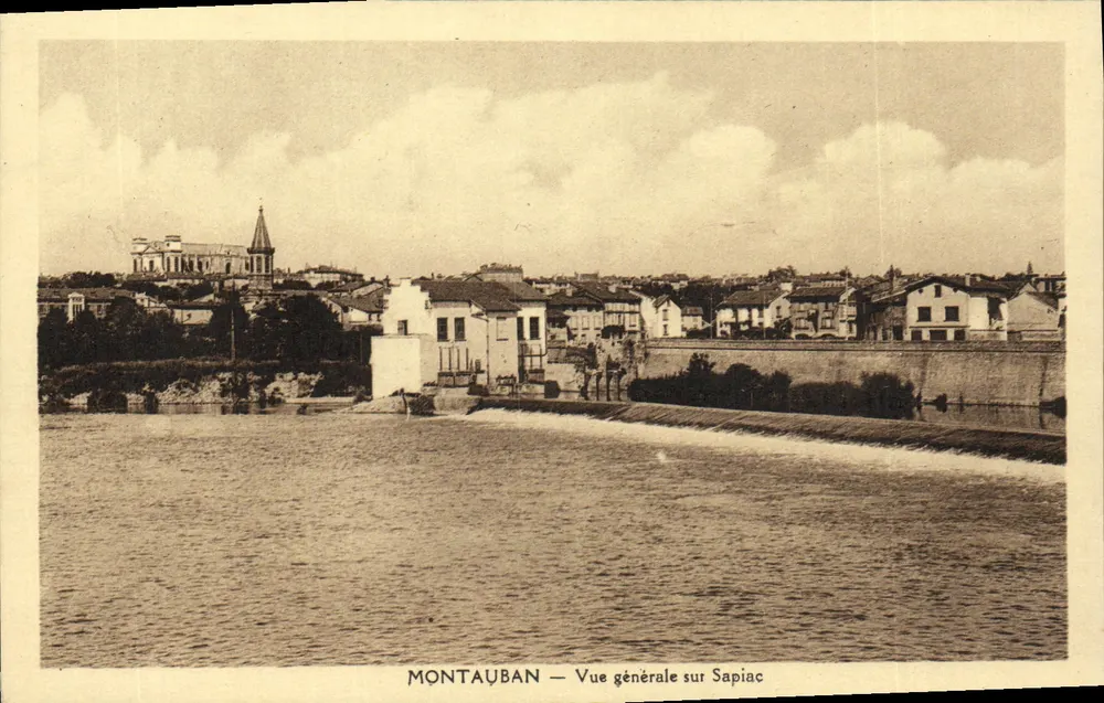 Montauban — Vista geral sobre Sapiac - Frente