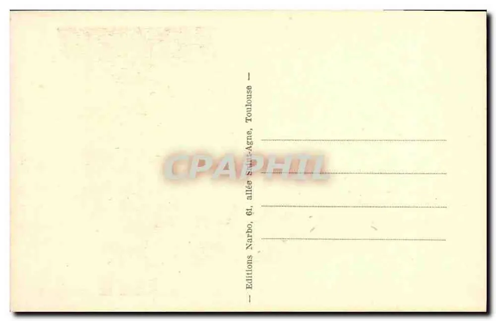 Montauban — Igreja de São Jacó — Éditions Narbo - Verso
