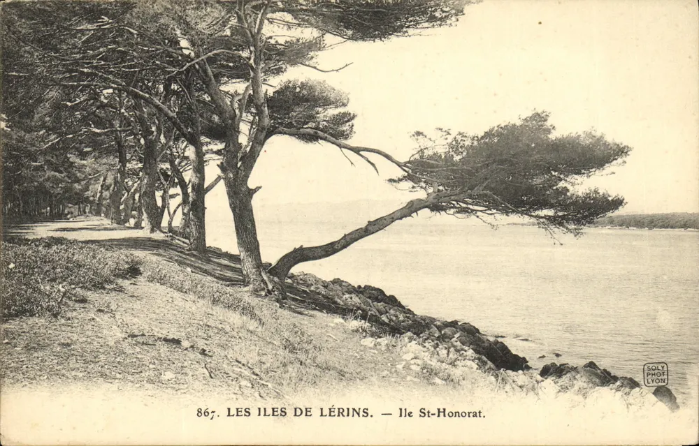 Ilhas de Lérins — Ilha de São Honora — Soly Phot Lyon, n°867 - Frente