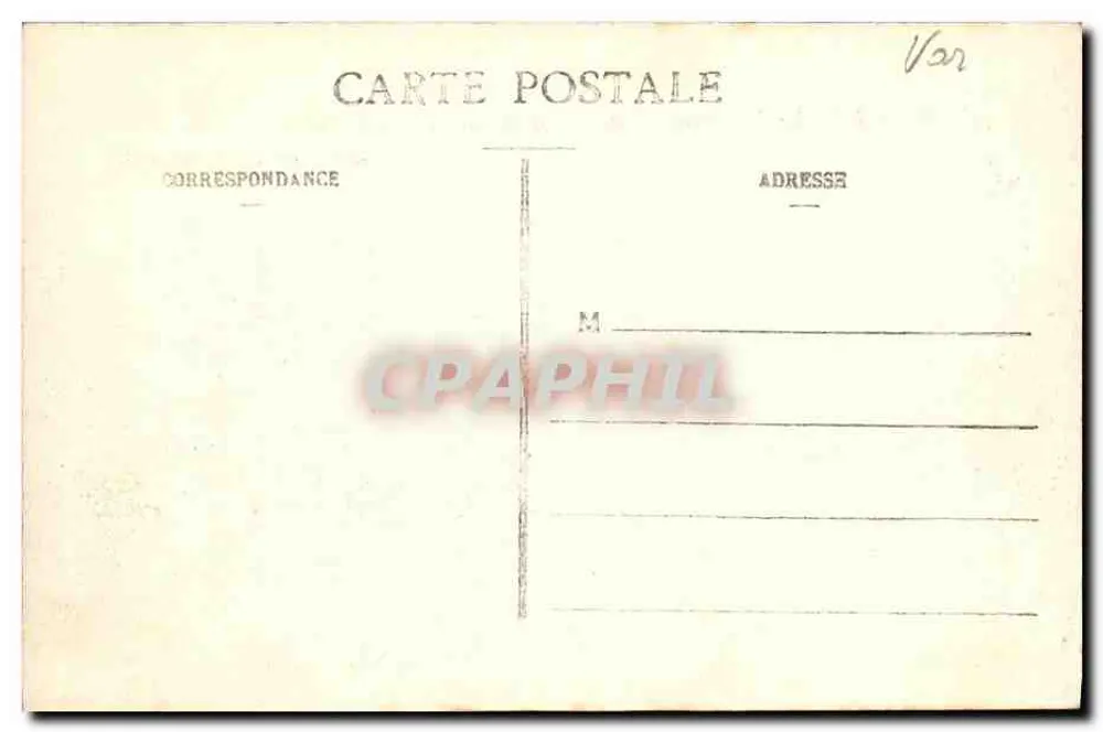 Agay - La Villa Claudine — Ansicht der Villa und ihres Gartens — Phot. Bacchi, Mélano, Edit. - Rückseite