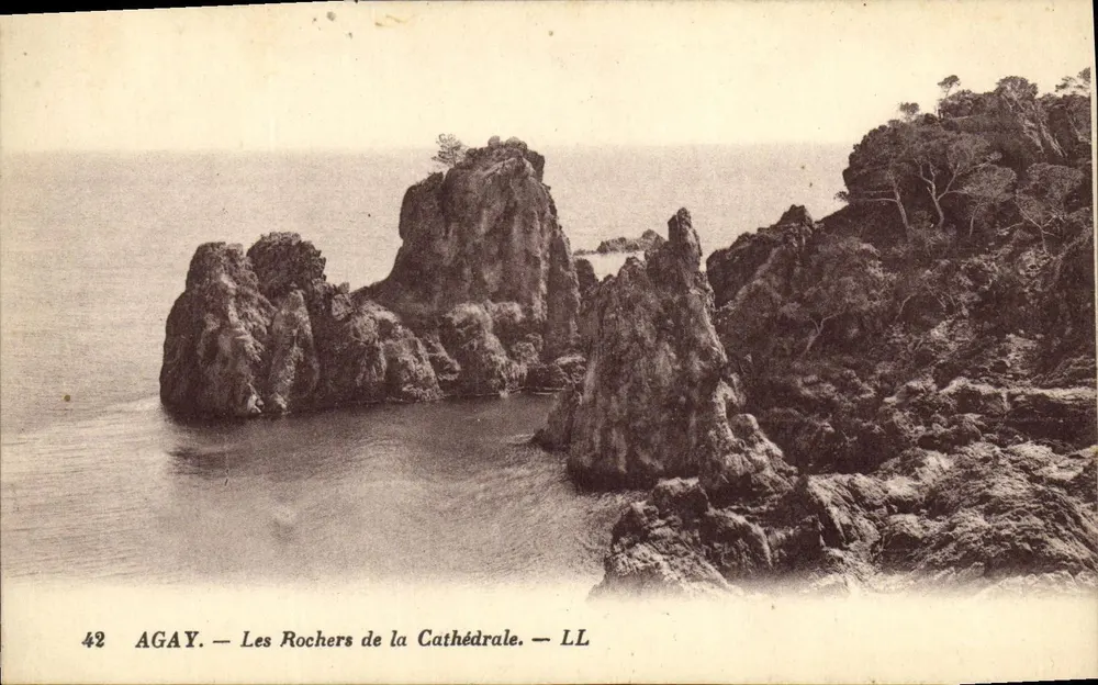 Agay — Die Felsen der Kathedrale — LL - Vorderseite