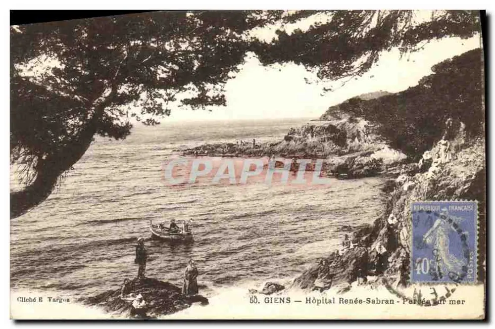 Giens — Krankenhaus Renée-Sabran — Strandparade - Vorderseite