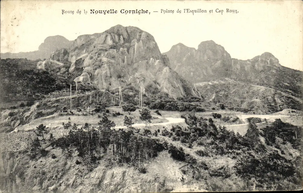 Route der neuen Corniche — Spitze des Esquillon und Cap Roux — Welt von Saint-Raphaël - Vorderseite